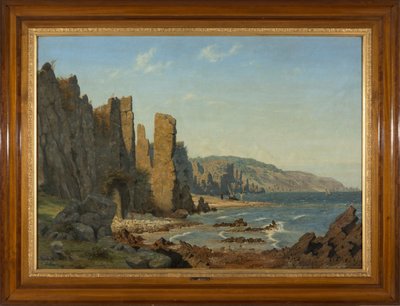Beach Formation on Bornholm, Scene from Rø by Vilhelm Kyhn